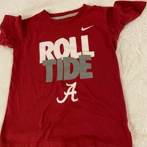 Girls Nike size 4 Alabama crimson tide roll tide shirt